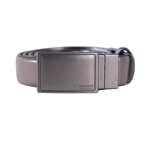 Kenneth Cole Reaction Other - Kenneth Cole Reaction Reversible Exact System Stretch Belt – Gray/Black – NWT